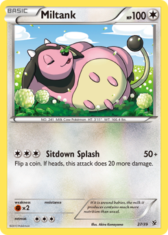 Miltank, Kalos Starter Set #27, Pokémon TCG card