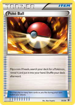 Poké Ball, Kalos Starter Set #35, Pokémon TCG card