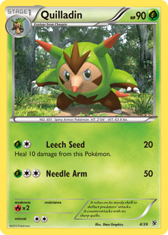 Quilladin, Kalos Starter Set #4, Pokémon TCG card