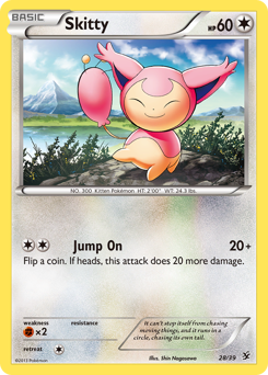 Skitty, Kalos Starter Set #28, Pokémon TCG card