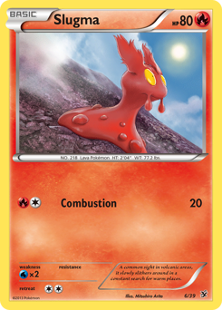 Slugma, Kalos Starter Set #6, Pokémon TCG card