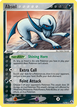 Absol, Legend Maker #15, Pokémon TCG card