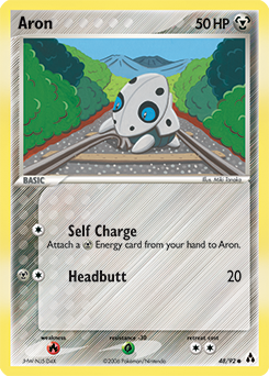 Aron, Legend Maker #48, Pokémon TCG card