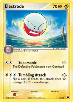 Electrode, Legend Maker #32, Pokémon TCG card