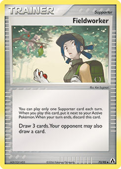 Fieldworker, Legend Maker #73, Pokémon TCG card