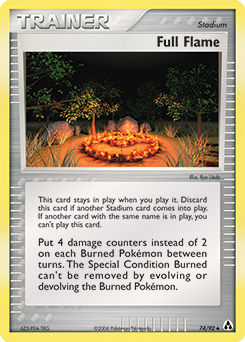 Full Flame, Legend Maker #74, Pokémon TCG card
