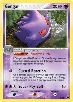 Gengar, Legend Maker #5, Pokémon TCG card