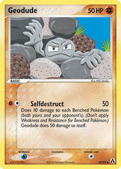 Geodude, Legend Maker #53, Pokémon TCG card