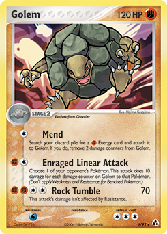 Golem, Legend Maker #6, Pokémon TCG card