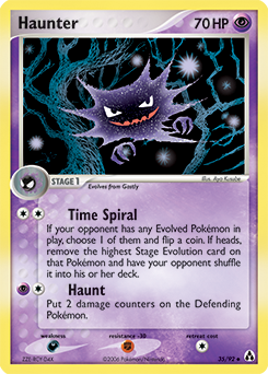 Haunter, Legend Maker #35, Pokémon TCG card