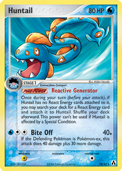 Huntail, Legend Maker #18, Pokémon TCG card