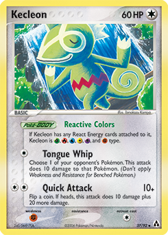 Kecleon, Legend Maker #37, Pokémon TCG card