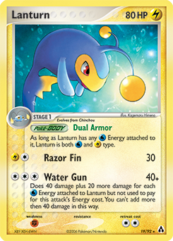 Lanturn, Legend Maker #19, Pokémon TCG card