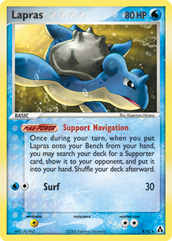 Lapras, Legend Maker #8, Pokémon TCG card
