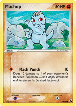 Machop, Legend Maker #57, Pokémon TCG card