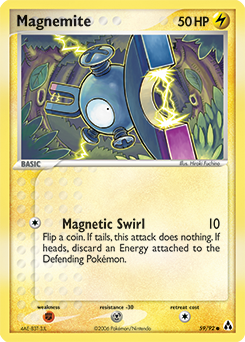 Magnemite, Legend Maker #59, Pokémon TCG card