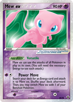 Mew ex, Legend Maker #88, Pokémon TCG card