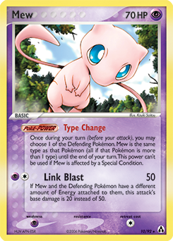 Mew, Legend Maker #10, Pokémon TCG card