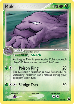 Muk, Legend Maker #11, Pokémon TCG card