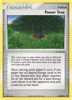 Power Tree, Legend Maker #76, Pokémon TCG card