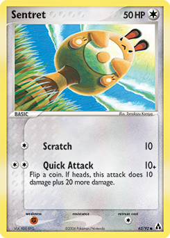 Sentret, Legend Maker #62, Pokémon TCG card