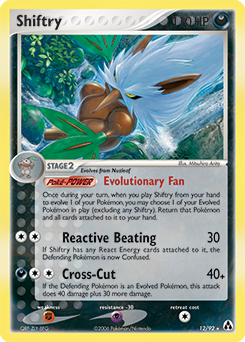 Shiftry, Legend Maker #12, Pokémon TCG card