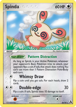 Spinda, Legend Maker #26, Pokémon TCG card