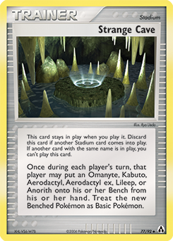 Strange Cave, Legend Maker #77, Pokémon TCG card