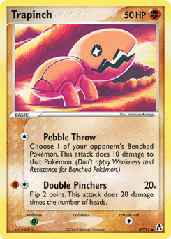 Trapinch, Legend Maker #67, Pokémon TCG card