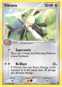 Vibrava, Legend Maker #46, Pokémon TCG card