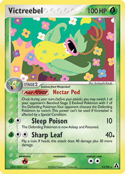 Victreebel, Legend Maker #13, Pokémon TCG card