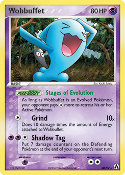 Wobbuffet, Legend Maker #28, Pokémon TCG card