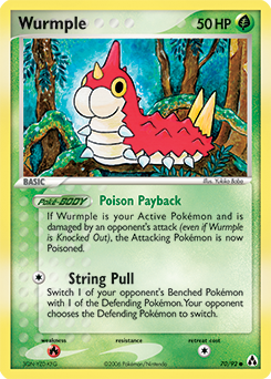 Wurmple, Legend Maker #70, Pokémon TCG card
