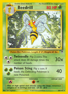 Beedrill, Legendary Collection #20, Pokémon TCG card