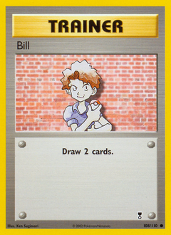 Bill, Legendary Collection #108, Pokémon TCG card
