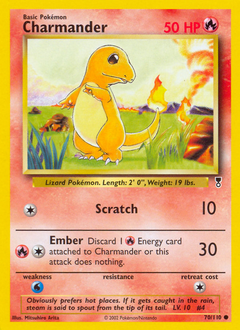 Charmander, Legendary Collection #70, Pokémon TCG card