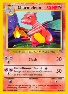 Charmeleon, Legendary Collection #37, Pokémon TCG card