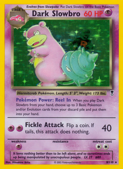Dark Slowbro, Legendary Collection #8, Pokémon TCG card
