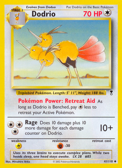 Dodrio, Legendary Collection #41, Pokémon TCG card