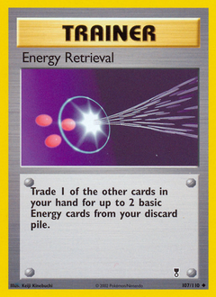 Energy Retrieval, Legendary Collection #107, Pokémon TCG card