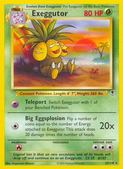 Exeggutor, Legendary Collection #23, Pokémon TCG card