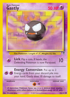 Gastly, Legendary Collection #76, Pokémon TCG card