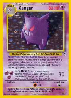 Gengar, Legendary Collection #11, Pokémon TCG card