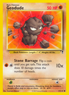 Geodude, Legendary Collection #77, Pokémon TCG card