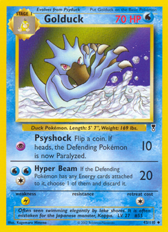 Golduck, Legendary Collection #43, Pokémon TCG card