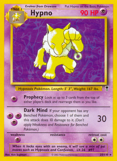 Hypno, Legendary Collection #25, Pokémon TCG card