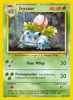 Ivysaur, Legendary Collection #47, Pokémon TCG card