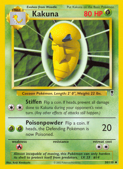 Kakuna, Legendary Collection #50, Pokémon TCG card