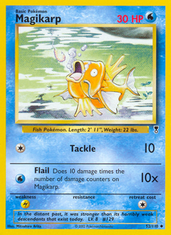 Magikarp, Legendary Collection #52, Pokémon TCG card