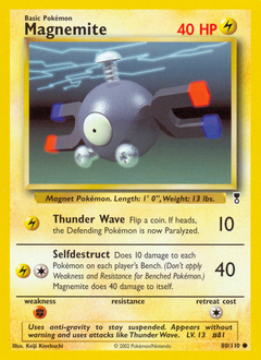Magnemite, Legendary Collection #80, Pokémon TCG card